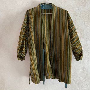 Vintage Striped Kimono Robe